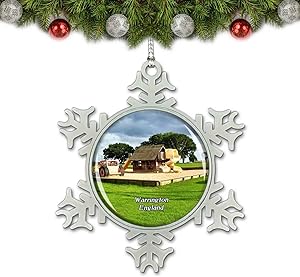 Umsufa Warrington Apple Jacks Adventure Farm UK England Christmas Ornament Tree Decoration Crystal Metal Souvenir Gift