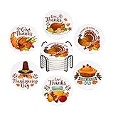 Thanksgiving Day Drink Absorbent Coasters with
