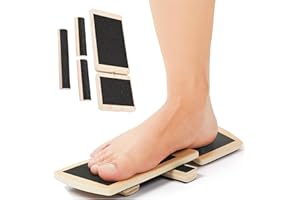 Ankle Balance Board - Single Foot Balance Board, Sprain Exerciser, Non-Slip Wood Ankle Foot Strengthener for Plantar Fasciiti