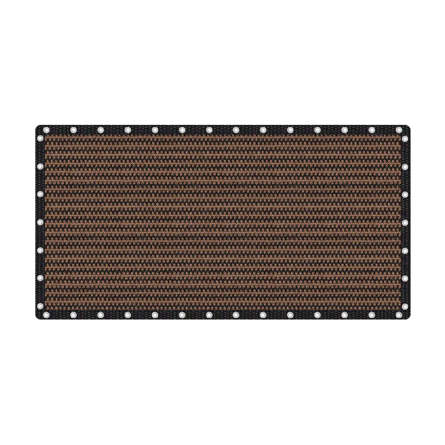 Photo 1 of VICLLAX Shade Fabric Sun Shade Cloth Privacy Screen with Grommets for Patio Garden Pergola Cover Canopy 10x20 FT, Mocha