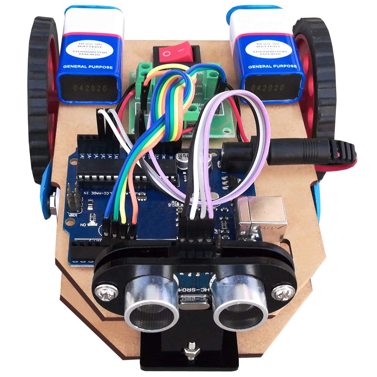 obstacle avoiding robot kit