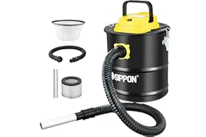 SIPPON Ash Vacuum Cleaner, Pellet Stove Vacuum Cleaner with Blower Function, 800W Powerful Suction 2.6 Gallon All-in-One Ash Vacuum for Fireplaces, Pellet Stoves