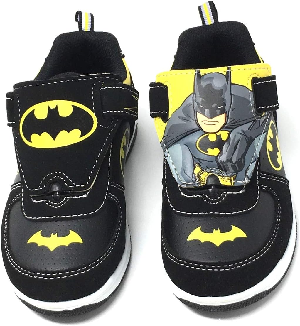 ITurn DC Comics Batman Boys I Turn Athletic Shoes Sneakers Wear IT 2 Ways Black
