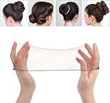 Prasacco 20x Brown Nylon Hair Nets 20" Invisible Mesh Elastic Edge for Buns view 6