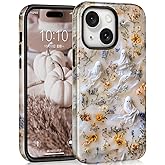 Mainrenka Halloween Skull Cases for iPhone 11, Cute Kawaii Aesthetic Trendy Stylish Floral Ghost Phone Cover Protective Shockproof Phone Case