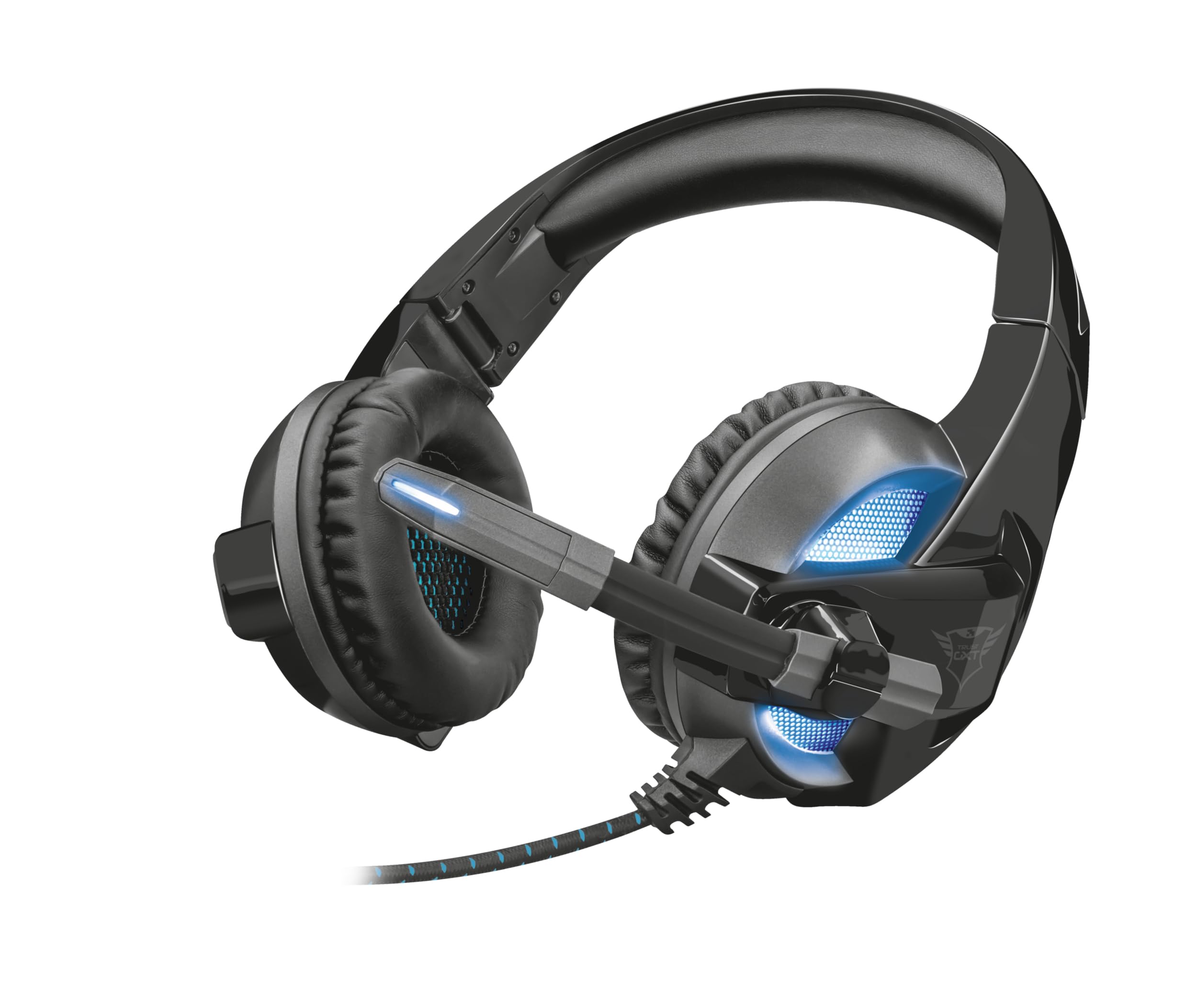 Trust Gaming GXt 410 Rune Gaming Headset for PC and Laptop, Illuminated, Black