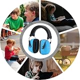 ProCase Kids Ear Defenders Noise Cancelling Headphones Blue SNR 26dB view 7