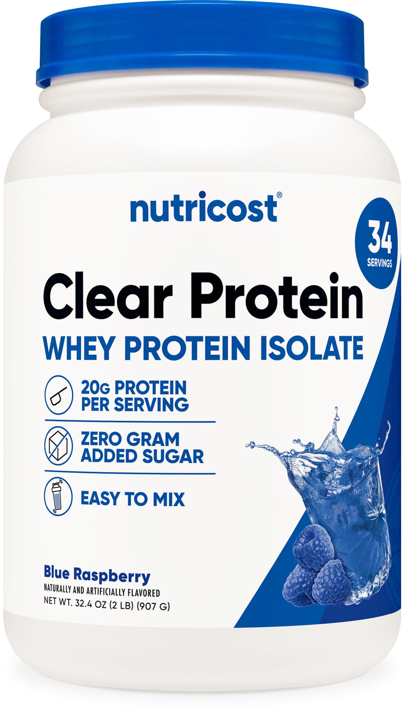 Clear Protein Whey Protein Isolate (Blue Raspberry)