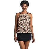 Maxine of Hollywood Womens High Neck Tankini Swimsuit Top