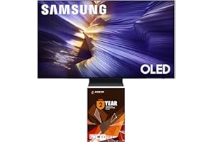 Samsung QN65S90FAFXZA 65 Inch 4K OLED Smart TV (2025) with Dolby Atmos and 2 Year Amber Protection Plan
