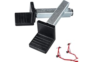 Donext Spool Lift Stand Attachments for Rear Sportbike Motorcycle Stands (Attachment ONLY), L-Shaped Adapter 1 Pair