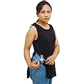 Vibes Medicare Mastectomy Recovery Tank Top for Women with Four Drainage Pockets & Snap-Access–Comfortable Post-Surgery Wear