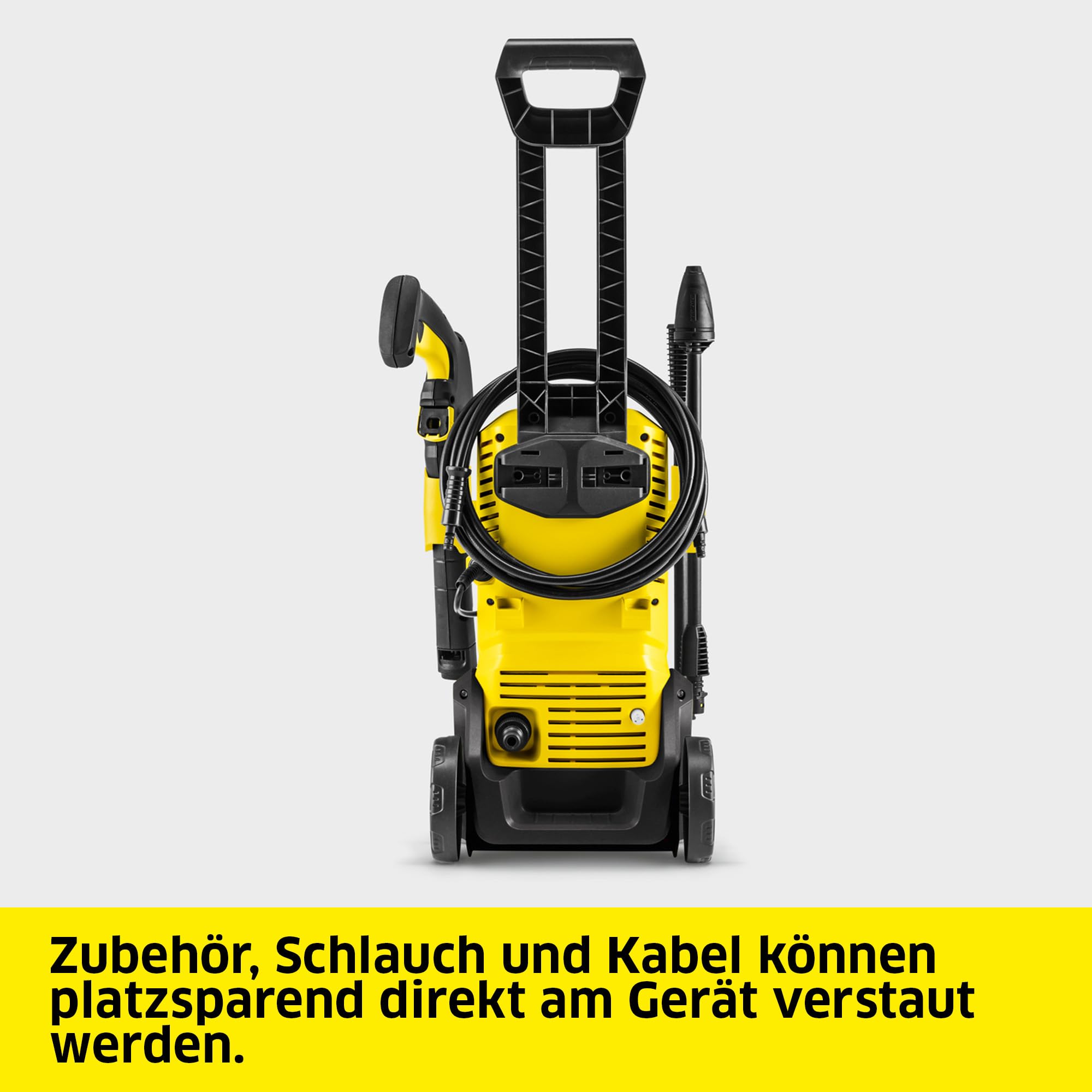 Kärcher Hochdruckreiniger K 2 Premium FJ Home, Druck: max. 110 bar, Fördermenge: 360 l/h, Flächenleistung: 20 m²/h, Gewicht: 4,2 kg, HD-Pistole, Strahlrohre, Dreckfräser, Schaumdüse, Home Kit 7