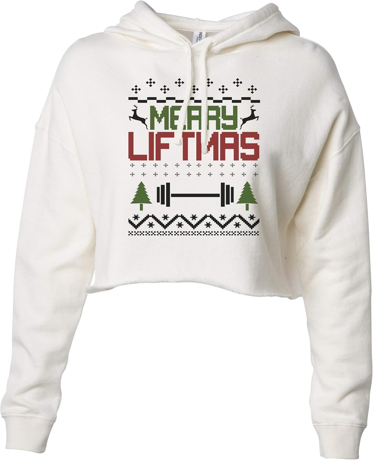 crop top christmas sweater