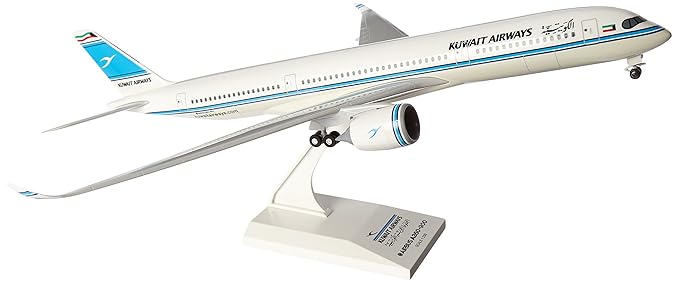 SKR883 Skymarks Kuwait Airways A350-900 1:200 W:Gear Model Airplane