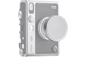 MUZIRI KINOKOO Lens Cap for Fuji Instax Mini EVO Instant Camera, Aluminum Alloy Dustproof Lens Cover for Instax Mini EVO with