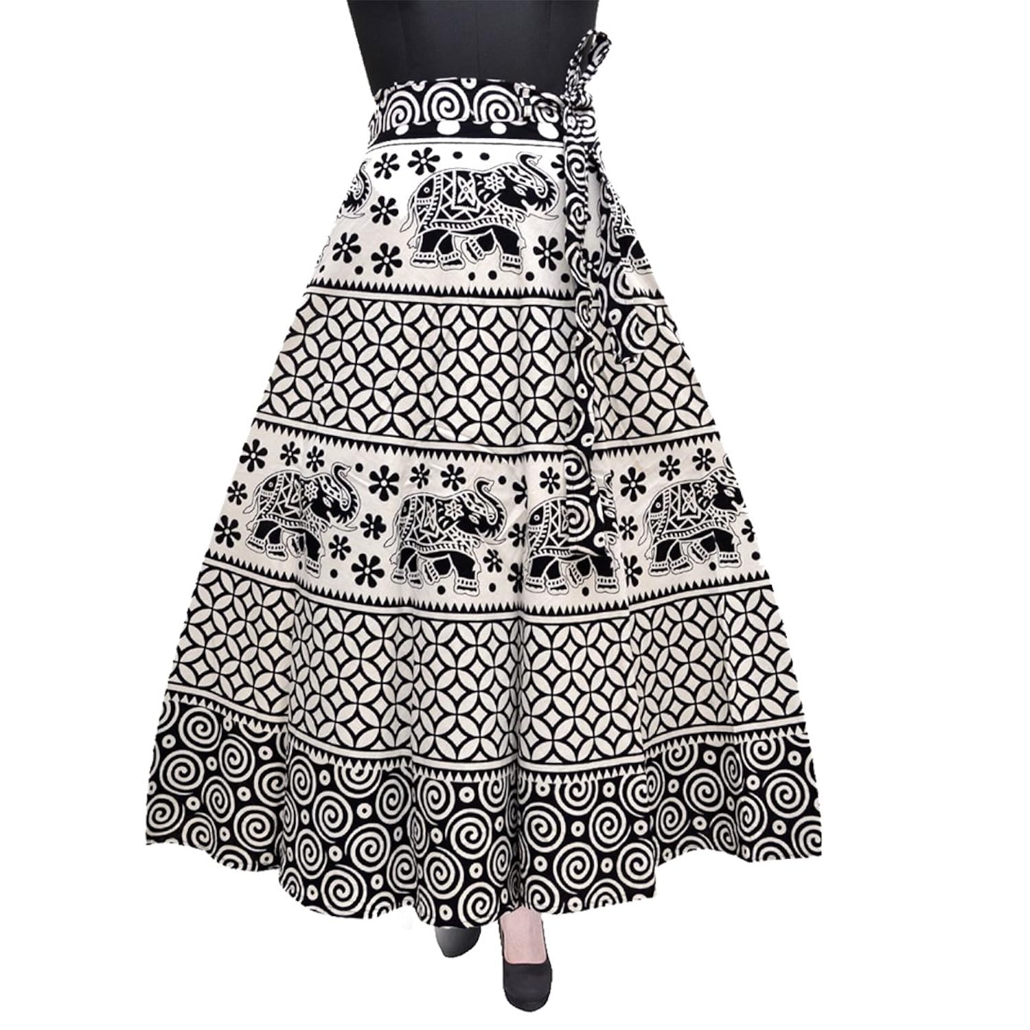 jaipuri rajsthani full long cotton skirt for girls and women 2 pcs