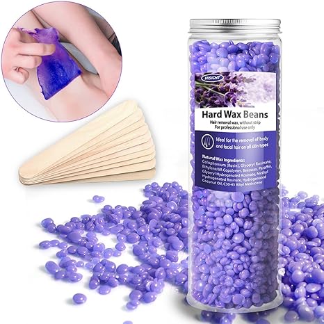 Amazon Com Hard Wax Beans 10 6 Oz 10 Pcs Wax Applicator Sticks
