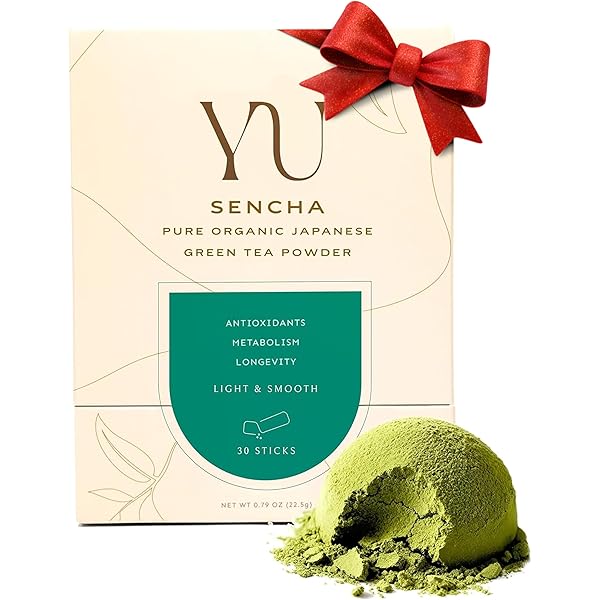 Amazon.com : Yu Tea Decaf Organic Sencha Green Tea Powder, 100
