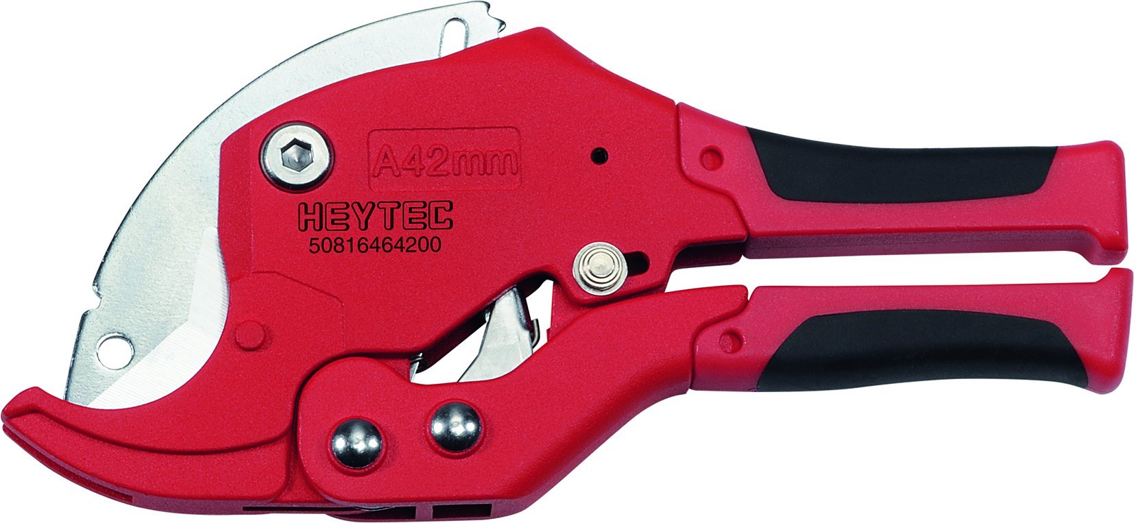 Heytec 50816464200 Pipe Tube Cutter for PVC, Red/Black