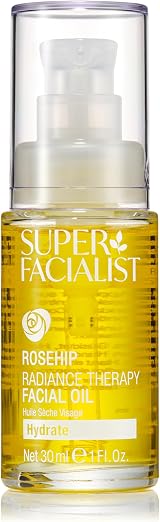 Super Facialist Rose Brighten & Refine Face Oil 30ml Vegan Friendly view 1