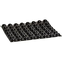3M Bumpon Protective Product SJ5003, Black, 56/Pack, Self-Adhesive, Rubber Bumper