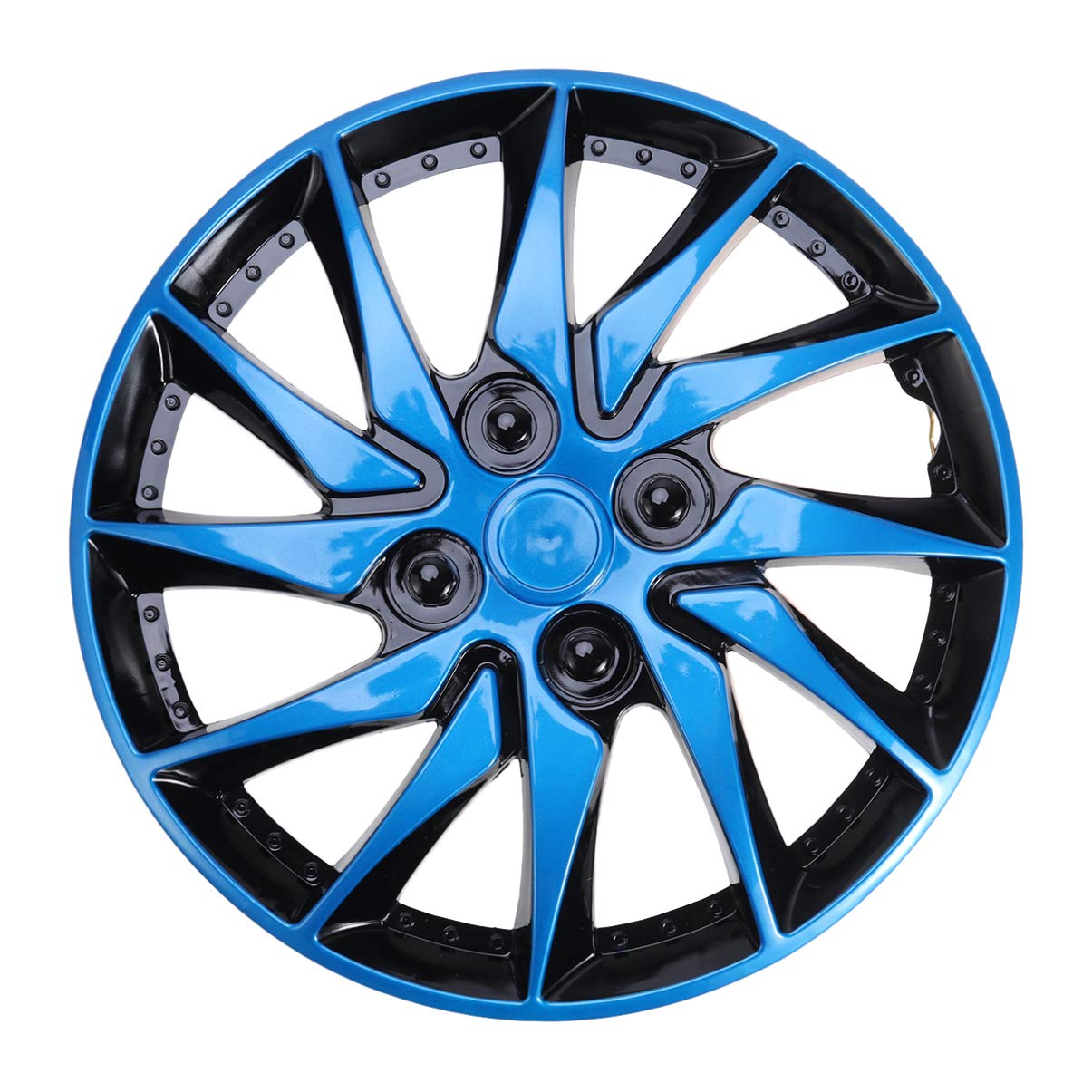 BESPORTBLE Hubcaps Wheel Covers 14 Inch Hub Caps Wheels Rim Cover for Car Auto Vehicle Tire Parts Replacement Accessories Blue