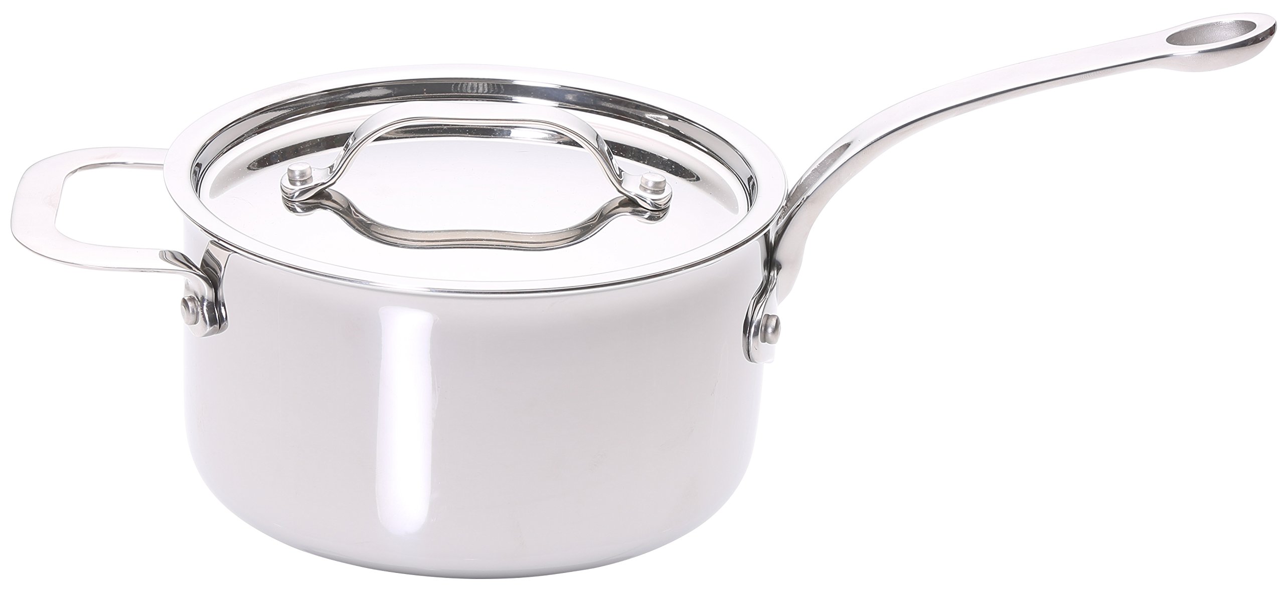 ProWare Stainless Steel Tri-Ply 18cm Saucepan 2.4 litres Induction Compatible