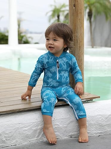 weVSwe Baby Toddler Swimsuit UPF 50+ Protection Rash Guard Boy