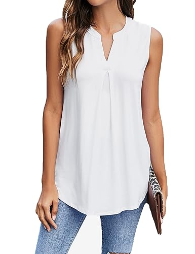 Newchoice Tank Tops for Women Casual Summer, V Neck Sleeveless