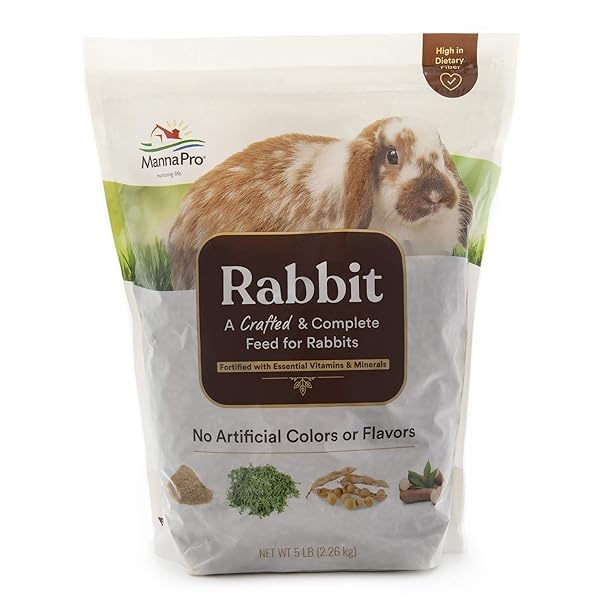 MANNA PRO RABBIT FOOD WITH VITAMINS AND MINERALS,...