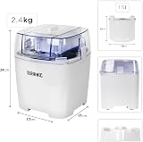 Duronic IM540 Ice Cream Maker 1.5L Christmas Gelato Sorbet Yoghurt 30 Min view 3