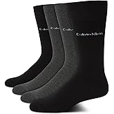 Calvin Klein Men's Crew Dress Socks (4-Pack)
