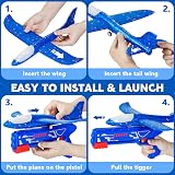 Winstico Airplane Launcher Toy 3 Pack Foam Gliders Night Light Outdoor Kids Gift view 4