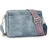 APHISON Small Crossbody Bags for Women, Triple Zip Crossbody Cell Phone Purse Shoulder Handbags with Adjustable Strap | Small, Triple Zip, Crossbody, with Adjustable Strap