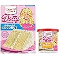 Duncan Hine's Dolly Parton's Favorite Southern-Style Coconut Cake Mix Set! Flavored With Vanilla Frosting! Easy To Make Deliciously Moist At Home! Choose Your Flavor! (Coconut), 2 Piece Set