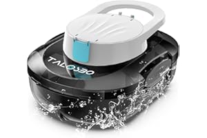 TALOSBO S1 PRO Cordless Pool Vacuum – Powerful Robotic Cleaner for Above-Ground Pools up to 1076 Sq.ft, 120-Min Runtime, 2.5H Fast Charging, Smart Auto-Parking Design