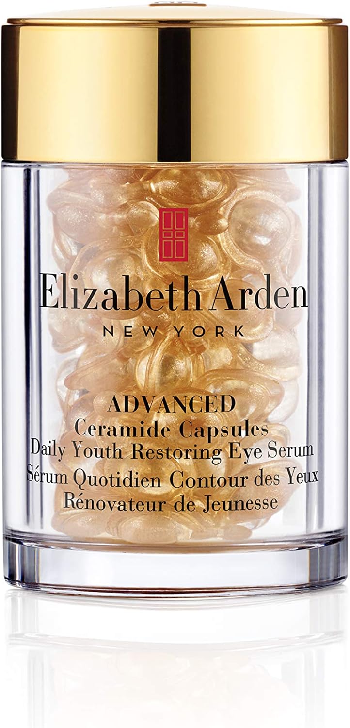 Elizabeth Arden Advanced Ceramide Capsules Daily Youth Restoring Eye Serum (60 pcs) Anti-Ageing Skincare for Eyes to Nourish & Firm