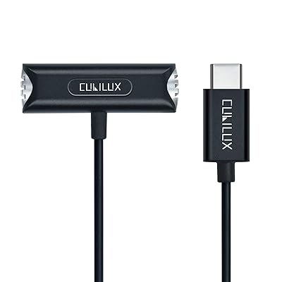 USB C Stereo Lavalier Microphone, Cubilux Type C External Clip Lapel Condenser MIC Compatible for 2020/2018 iPad Pro/Air, MacBook Pro, Pixel 4 3 2 XL, Samsung Galaxy Note 20 Ultra Note 10 S20 and More