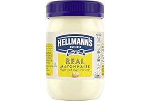 Hellmann's Real Mayonnaise Real Mayo For a Creamy Sandwich Spread or Condiment Gluten Free, Made With 100% Cage-Free Eggs 15 oz