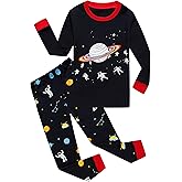 Family Feeling Kids & Toddler Boys Pajamas 2 Piece Pjs Set 100% Cotton Sleepwear