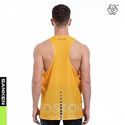 Sanken Men's Seamless Running Tank Tops Ultra