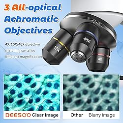 Compound Binocular Microscope for Kids & Adults