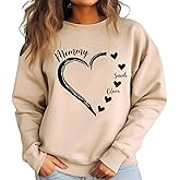 NAZENTI Personalized Mom, Grandma Heart Shirt, Grandkids Name Shirt for Mothers Day