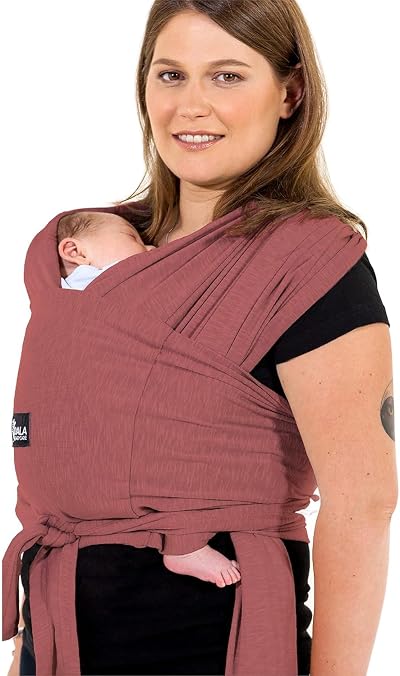 Koala Babycare Baby Sling Easy to Wear Ergonomic Support Bordeaux up to 9 kg