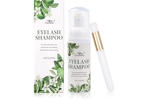 Lash Shampoo for Eyelashes Extensions 60ml Lash Cleanser for Extensions With Lash Brush Eyelash Extension Cleanser for Extens