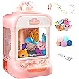 Mini Claw Machine for Kids, USB Claw Machine Arcade Game with Sound, Mini Plush Toys and Music, Christmas Party Birthday Toys Gifts for Kids, Girls, Boys (Pink Rabbit)