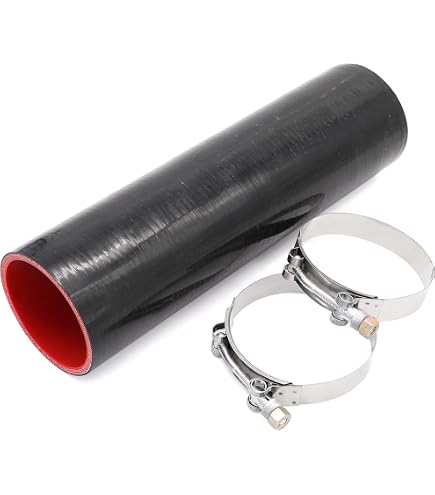 Ailbiuko Silicone Charge Air Cooler Hump Hose Kit - 3" X 6" With T-Bolt Clamps For Semi Trucks - View #4