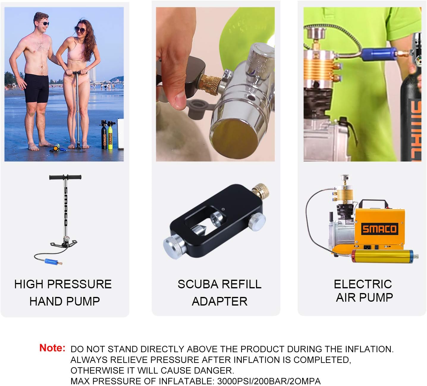 SMACO Scuba Tank 1L Mini Scuba Tank S400 Scuba Diving Tank Diving Equipment : Sports & Outdoors