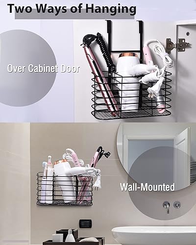 ULG Hair Dryer Holder, Hair Tool Organizer, Adjustable Height